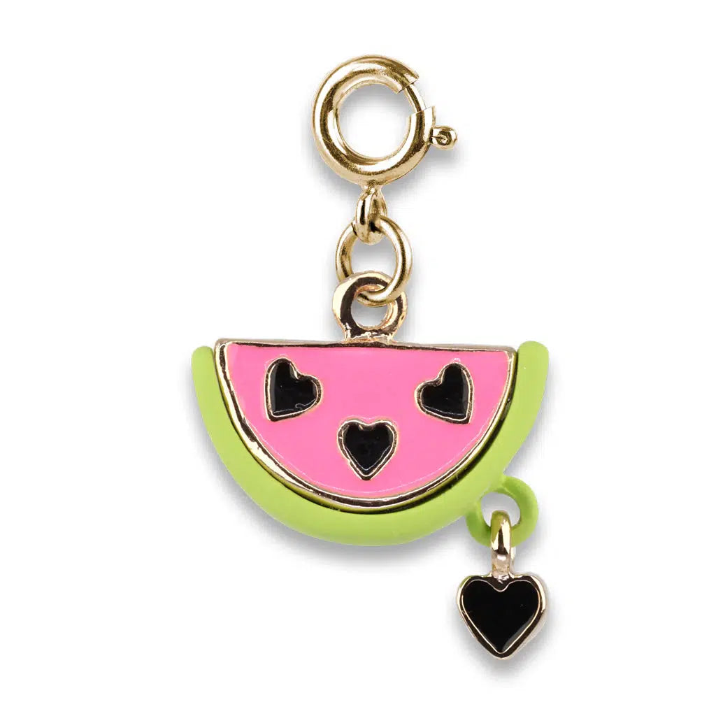 Charm It - Gold Watermelon Charm-Jewelry &amp; Accessories-Charm It!-Yellow Springs Toy Company