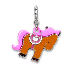 Rear view of the Charm It-Princess Pony Charm showing the clasp.