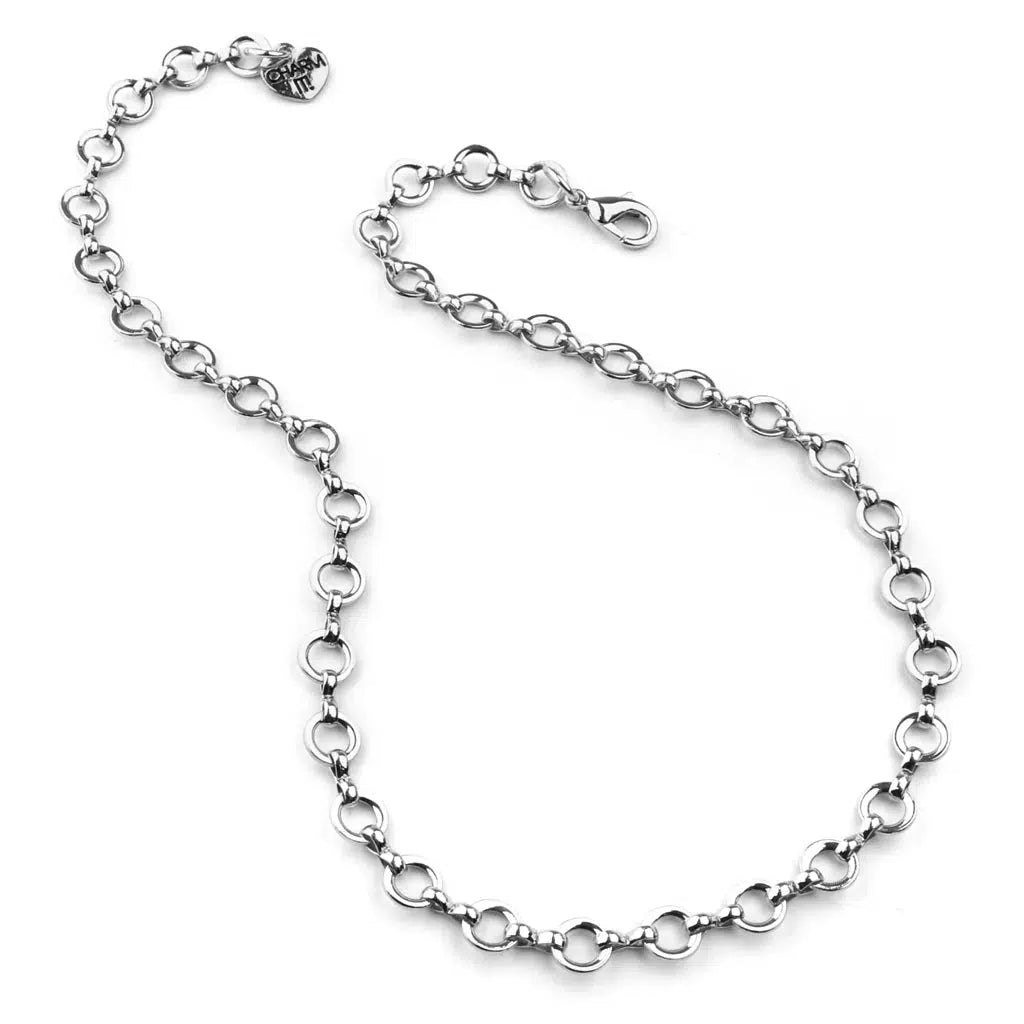 Charm It - Silver Chain Choker Necklace-Jewelry & Accessories-Charm It!-Yellow Springs Toy Company