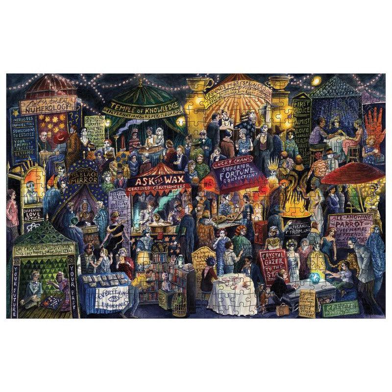 Murder Most Puzzling: The Clairvoyants&#39; Convention 500-Piece Puz,-Puzzles-Chronicle Books-Yellow Springs Toy Company