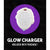Front view of the glow charger that comes in the Cosmic Glows-Star Dust-4 inch Tin package.