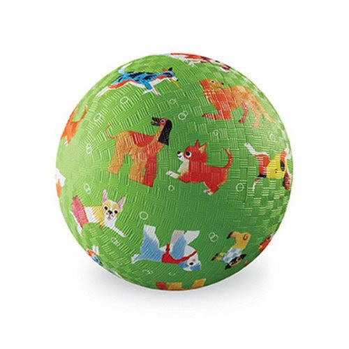 Front view of the 5-inch Playground Ball-Playful Pups