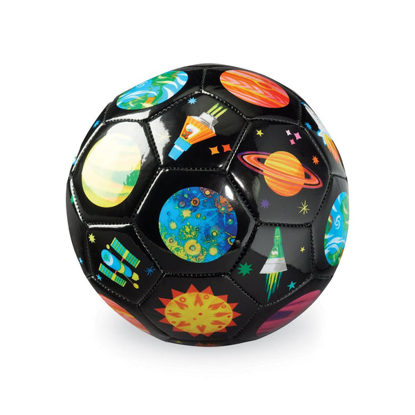 Front view of the size 3 Solar System Soccer Ball.