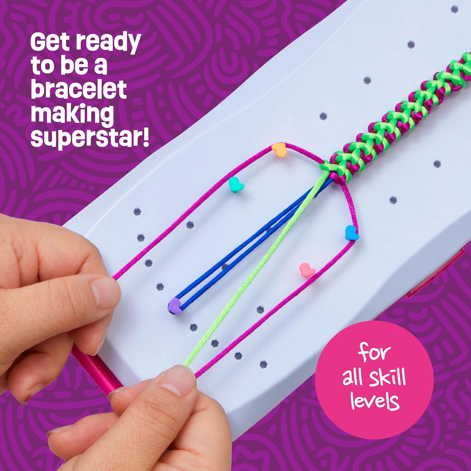 Pretty Me Friendship Bracelet Making Kit - String Bracelets-Arts & Humanities-Dan&Darci-Yellow Springs Toy Company