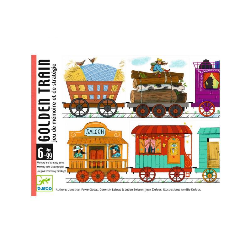 Golden Train Strategy Game-Games-Djeco-Yellow Springs Toy Company