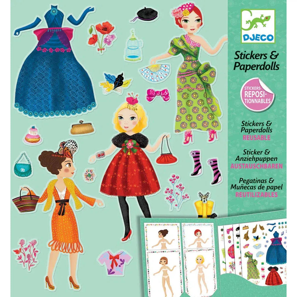 Paper Dolls - Massive Fashions-Arts & Humanities-Djeco-Yellow Springs Toy Company