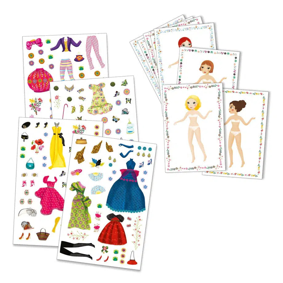 Paper Dolls - Massive Fashions-Arts &amp; Humanities-Djeco-Yellow Springs Toy Company