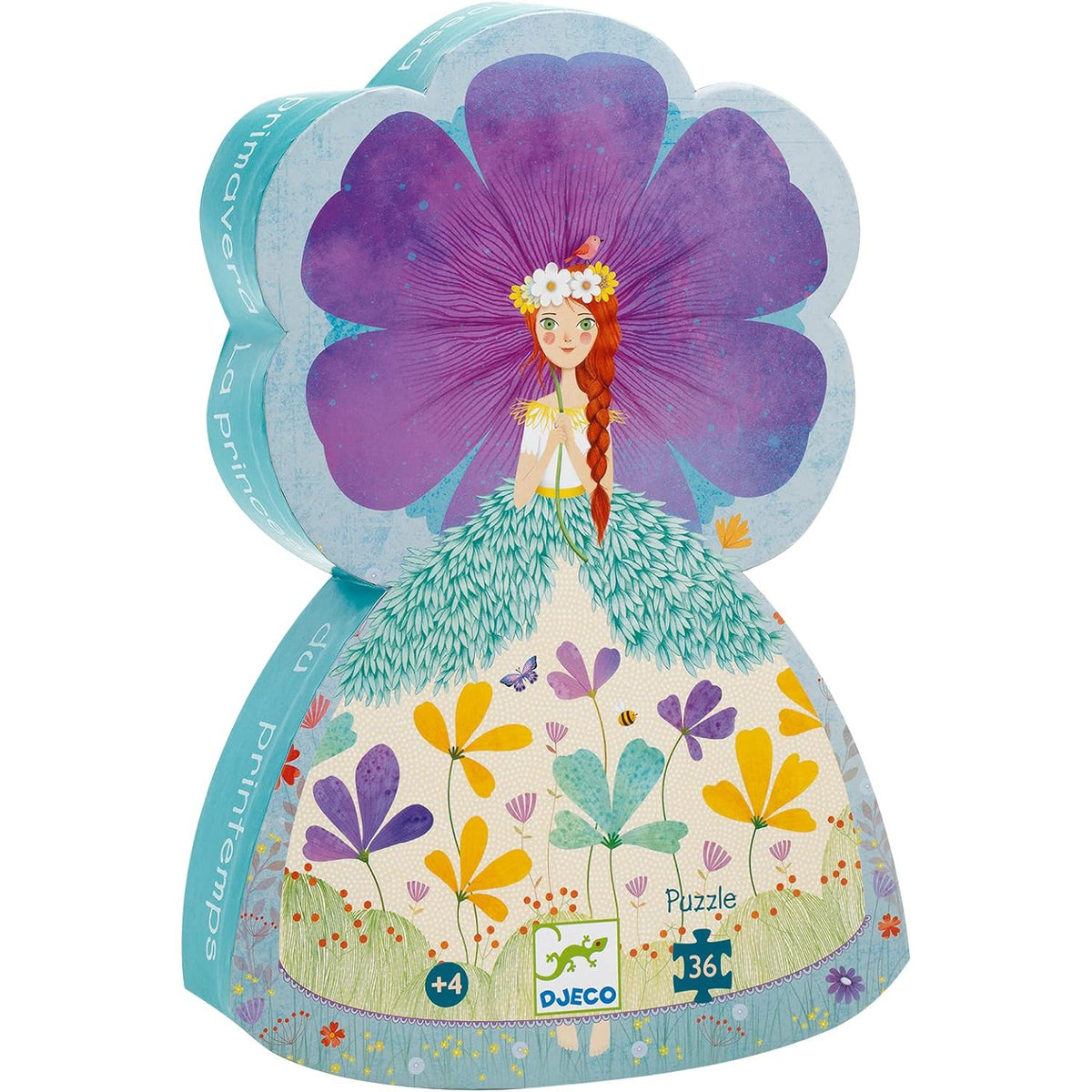 The Princess of Spring Silhouette-36 Piece-Puzzles-Djeco-Yellow Springs Toy Company