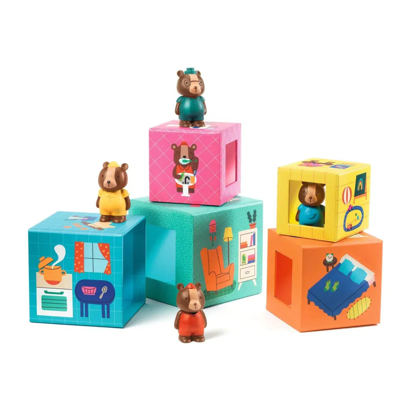 Blocks & Towers - Topanihouse-Building & Construction-Djeco-Yellow Springs Toy Company