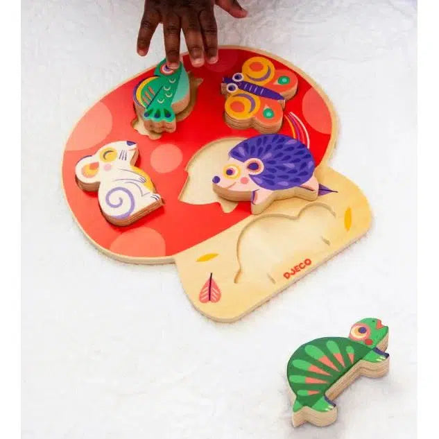 Wooden Puzzle - Anianco-Infant &amp; Toddler-Djeco-Yellow Springs Toy Company
