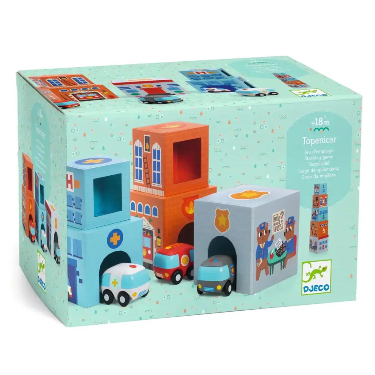 Blocks &amp; Towers - Topanicar-Building &amp; Construction-Djeco-Yellow Springs Toy Company