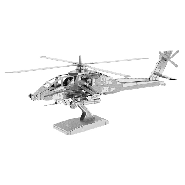 Metal Earth - AH - 64 Apache-Building & Construction-Yellow Springs Toy Company