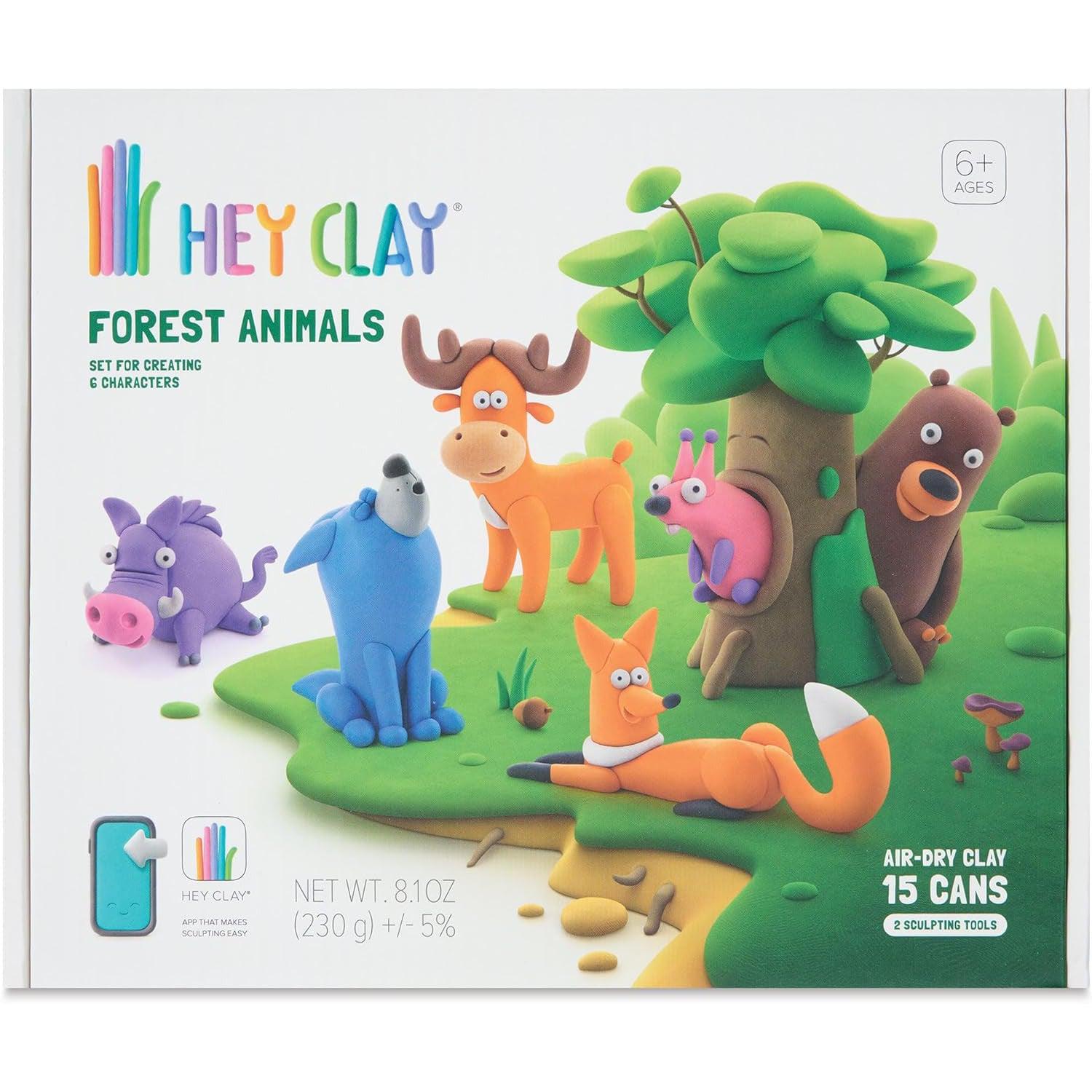 Hey Clay - Forest Animals-The Arts-Yellow Springs Toy Company