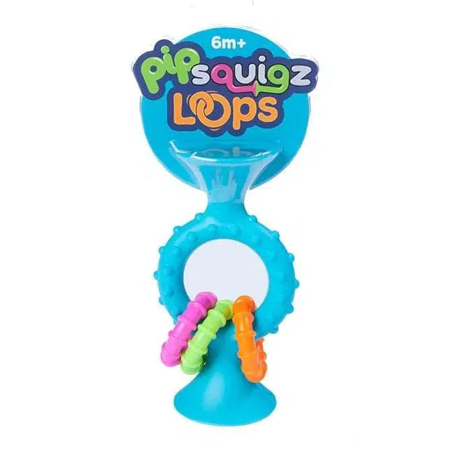 PipSquigz Loops - Teal-Infant &amp; Toddler-Fat Brain Toys-Yellow Springs Toy Company