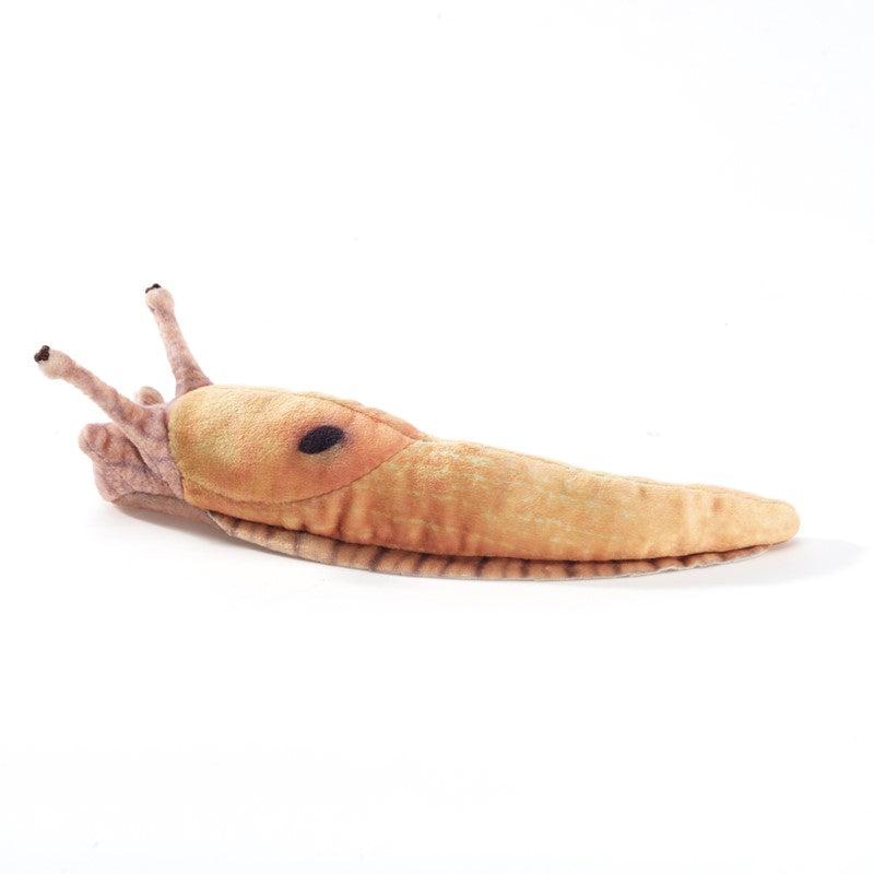 Front view of Mini Slug, Banana-Finger Puppet.