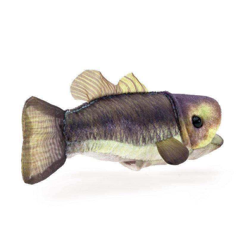 Mini Bass Largemouth - Finger Puppet-Puppets-Folkmanis-Yellow Springs Toy Company