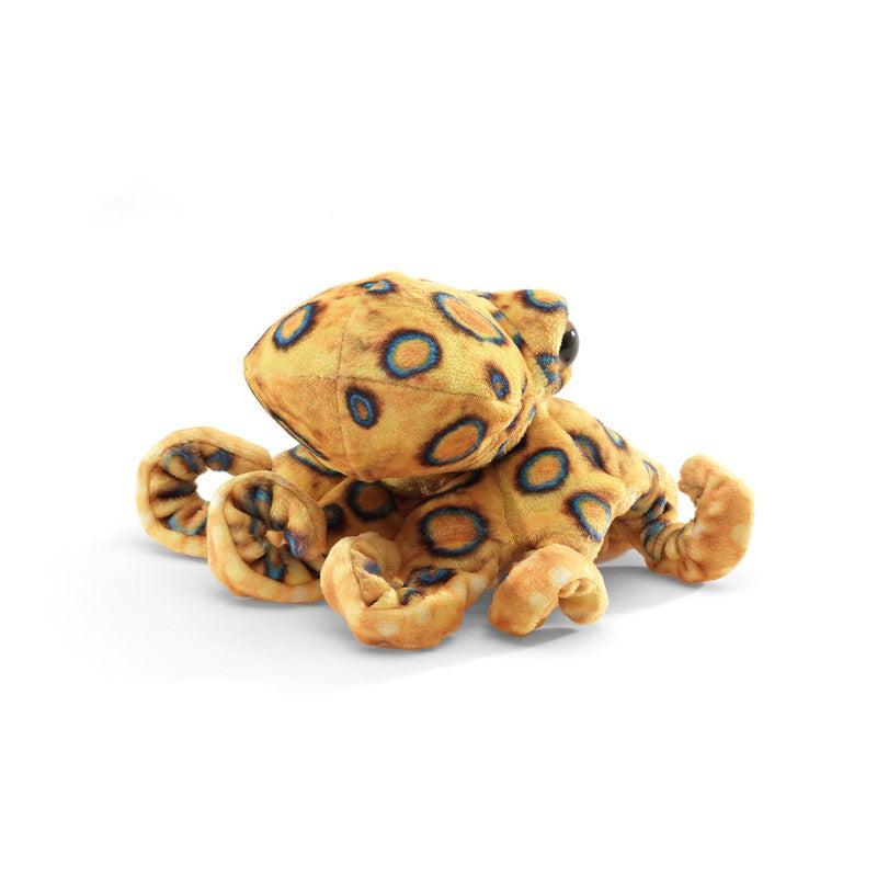 Mini Blue Ringed Octopus - Finger Puppet-Puppets-Folkmanis-Yellow Springs Toy Company