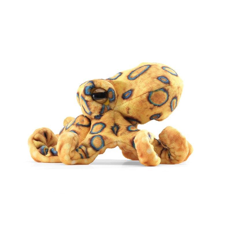 Mini Blue Ringed Octopus - Finger Puppet-Puppets-Folkmanis-Yellow Springs Toy Company