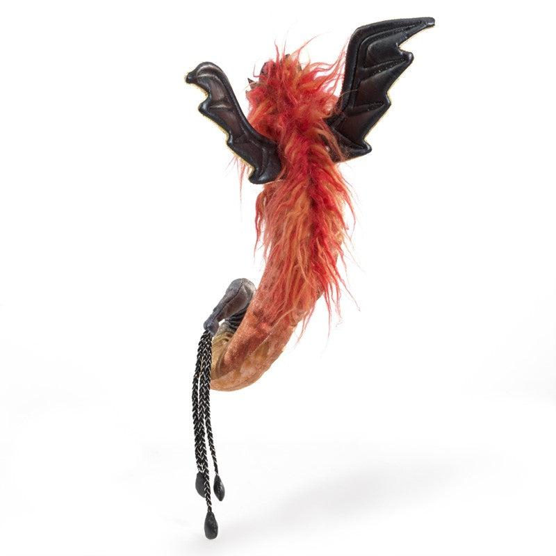 Rear view of the Phoenix-Hand &amp; Wrist Puppet.