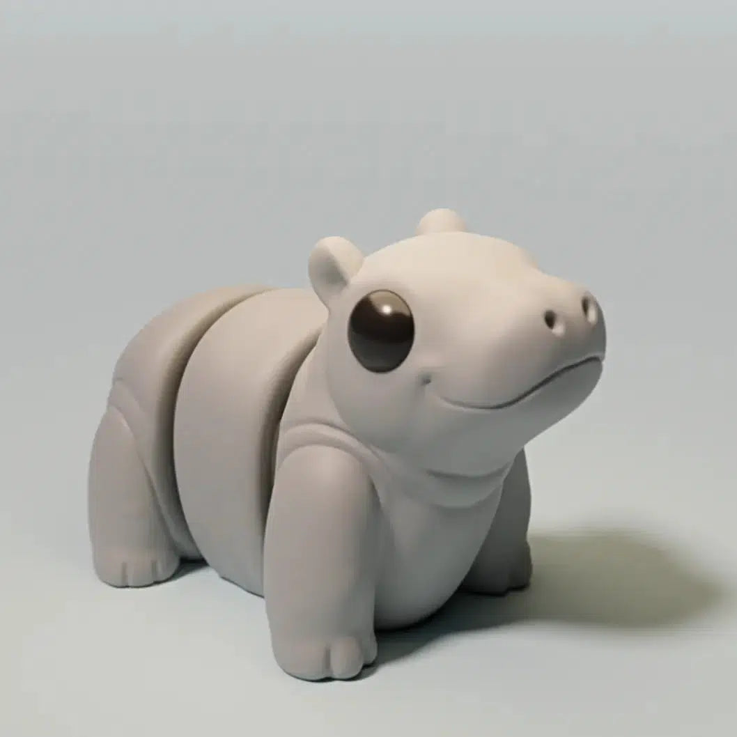 Tiny Baby Hippo - Articulated Fidget Toy-Novelty-Great American Designs-Yellow Springs Toy Company