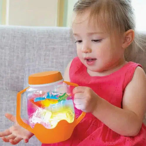 Sensory Jar - Orange-Novelty-Yellow Springs Toy Company