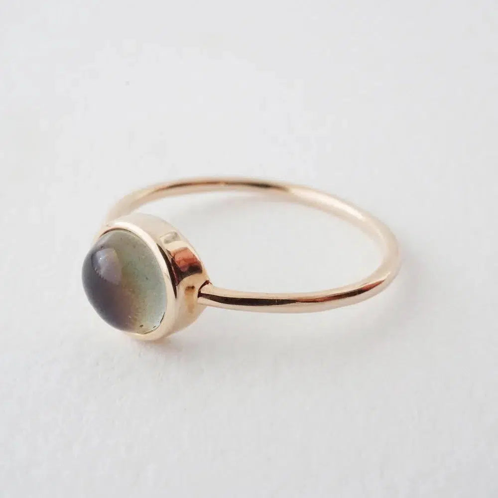 Rose Gold Mini Mood Ring: Adjustable S/M-Jewelry &amp; Accessories-Honeycat Jewelry-Yellow Springs Toy Company