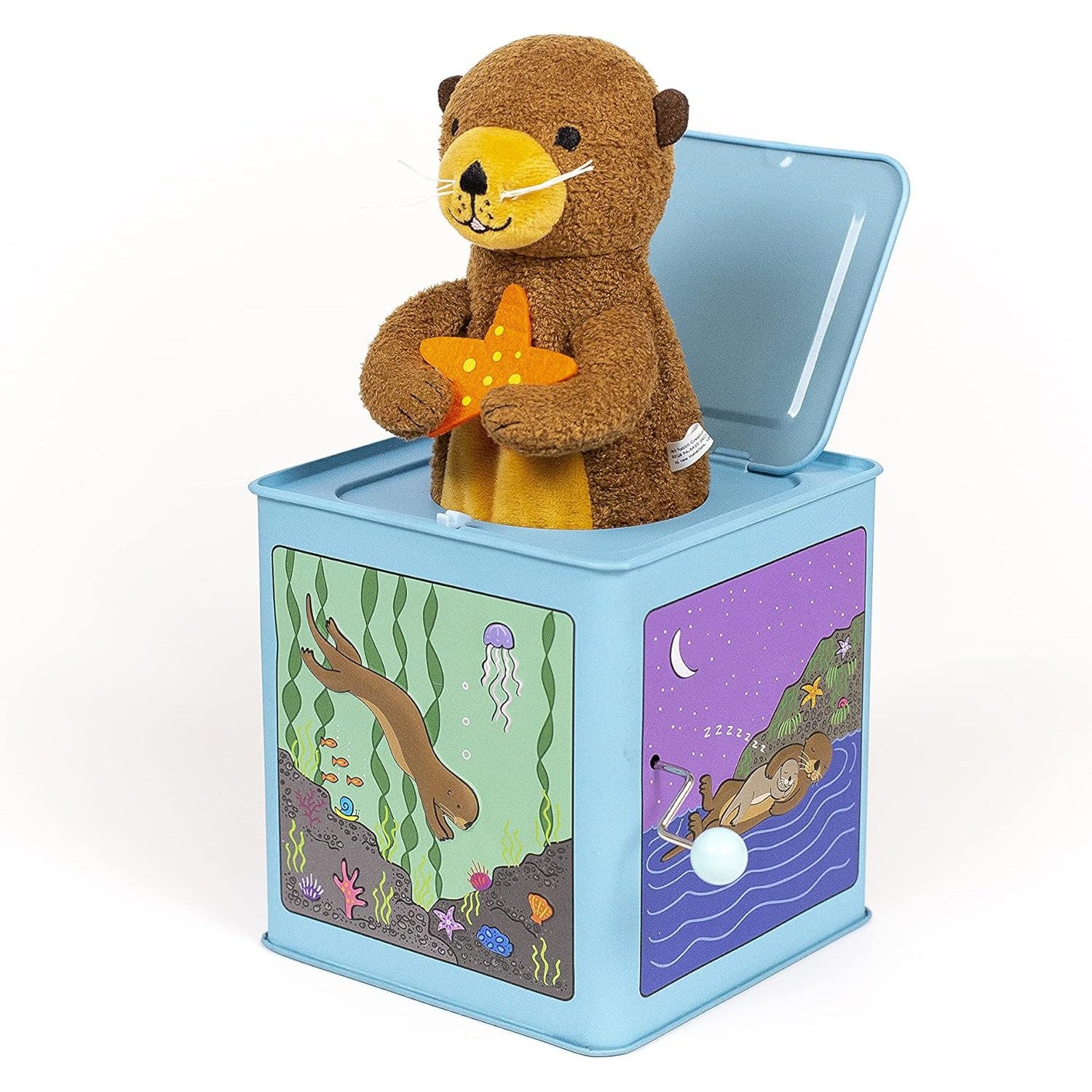 Jack in the Box - Sea Otter-Infant & Toddler-Yellow Springs Toy Company