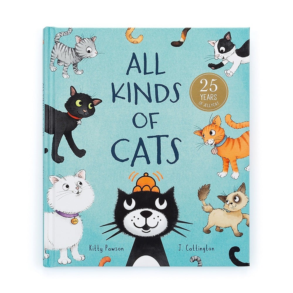 Front view of the book All Kinds Of Cats.