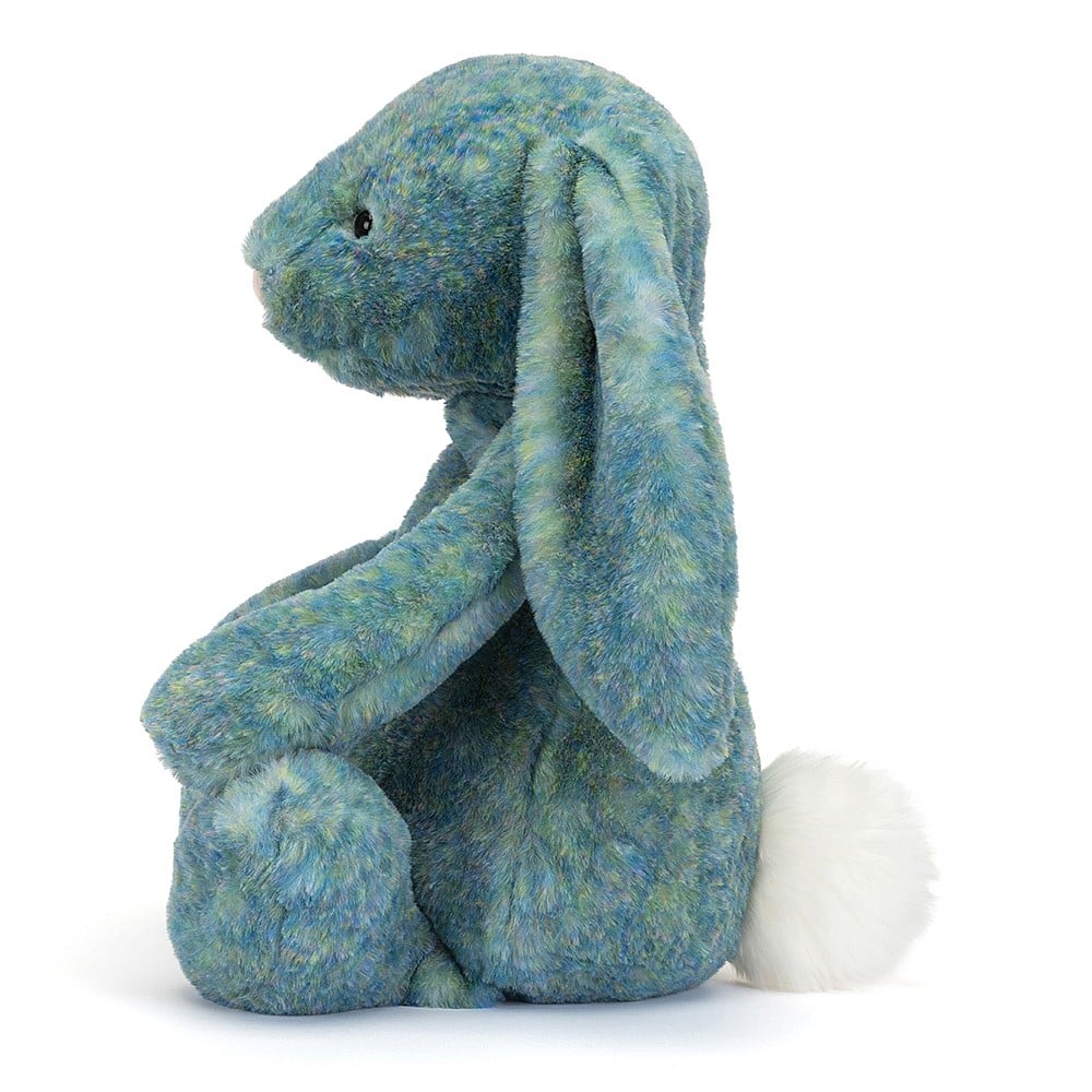 Front side view of Bashful Luxe Bunny Azure Big-20&quot;.