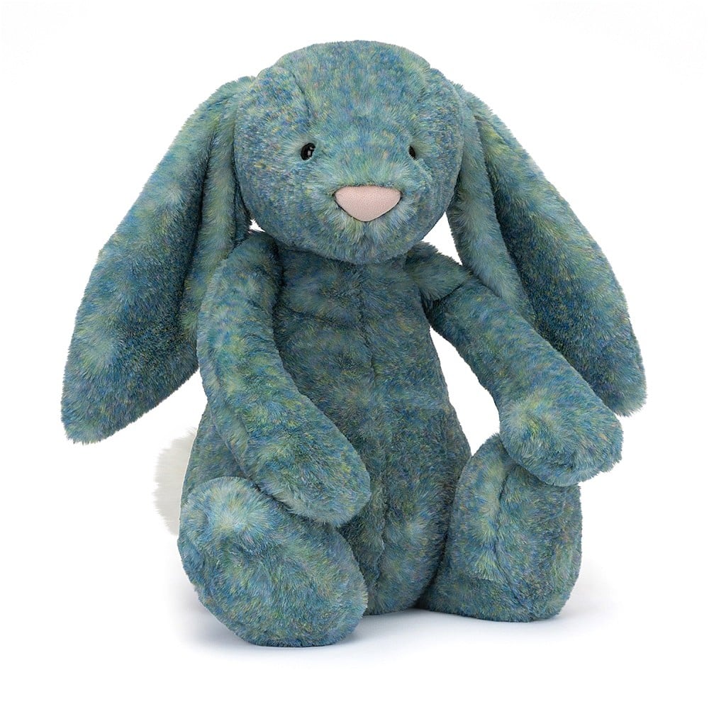 Front view of Bashful Luxe Bunny Azure Big-20&quot;.