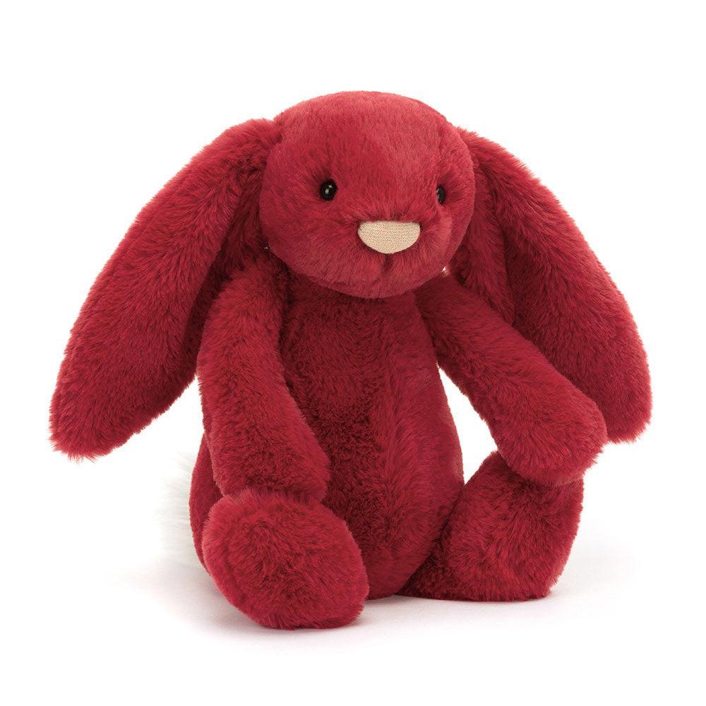 Bashful Luxe Bunny Scarlett - Medium 12"-Stuffed & Plush-Jellycat-Yellow Springs Toy Company