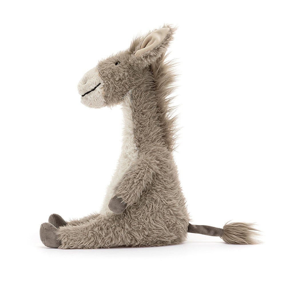 Front left side view of Dario Donkey-14&quot; sitting.