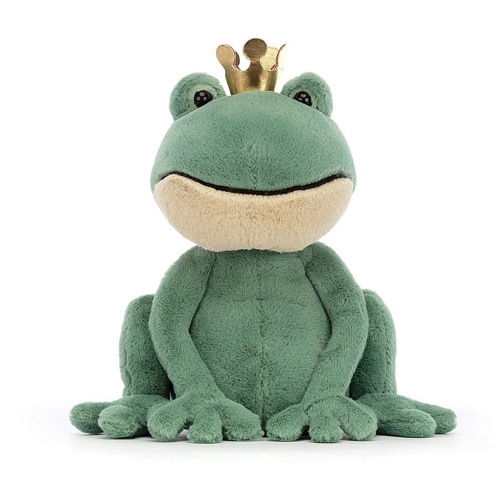 Fabian Frog Prince - 9"-Stuffed & Plush-Jellycat-Yellow Springs Toy Company