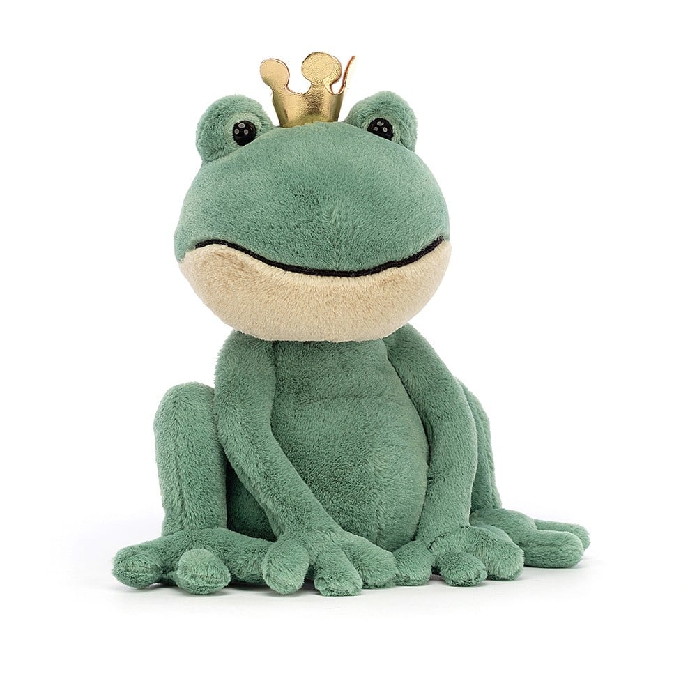 Fabian Frog Prince - 9&quot;-Stuffed &amp; Plush-Jellycat-Yellow Springs Toy Company