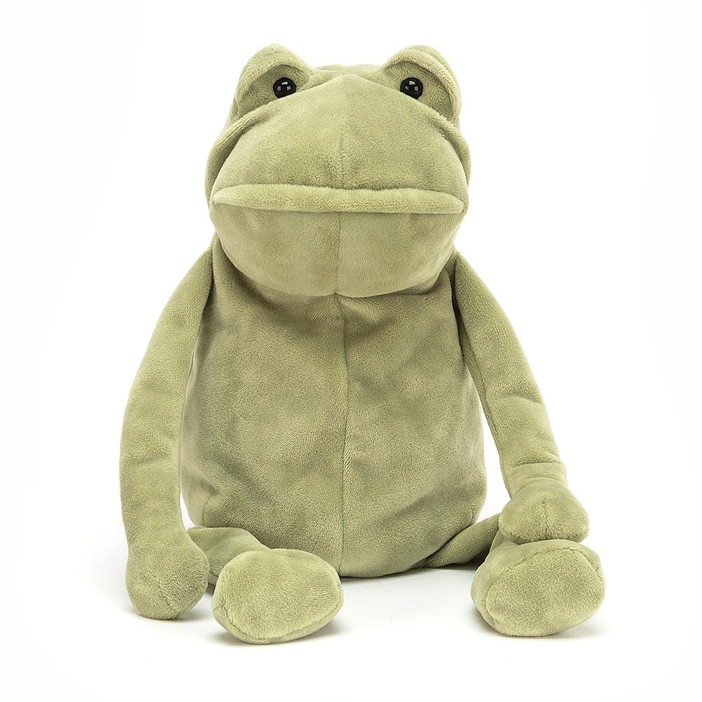Front view of Heritage Collection-Fergus Frog-13&quot; sitting.