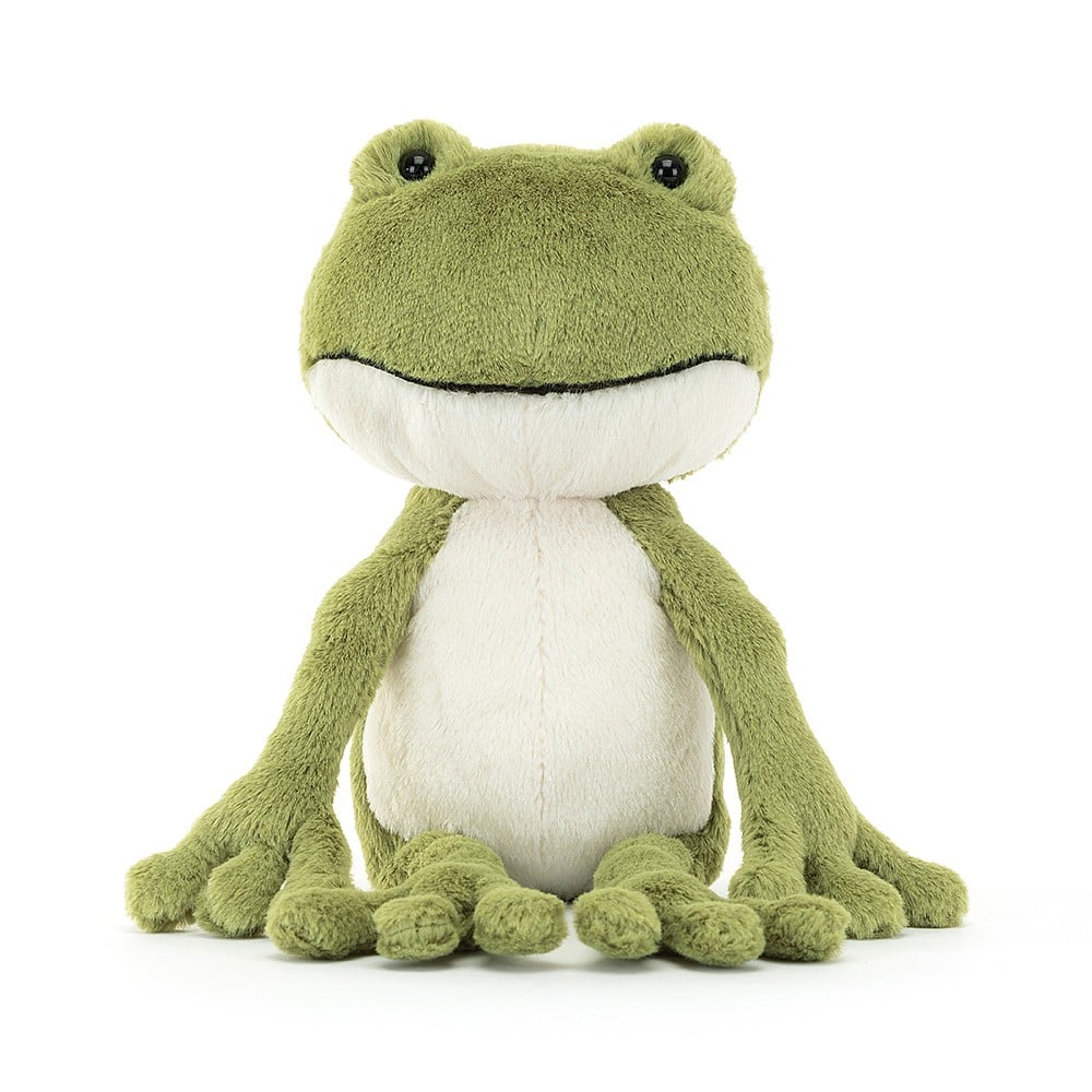 Front view of Finnegan Frog-9" sitting.