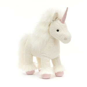 Front view of Isadora Unicorn-Large 13" in a standing position.