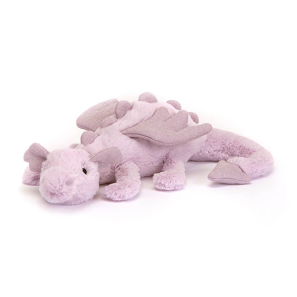 Lavender Dragon - Little - 12"-Stuffed & Plush-Jellycat-Yellow Springs Toy Company