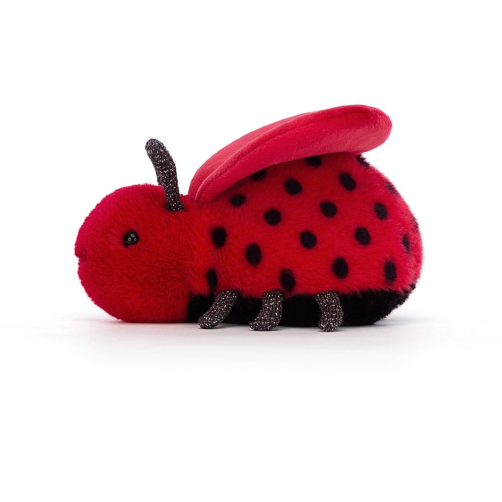 Front view of the Jellycat Loulou Love Bug.