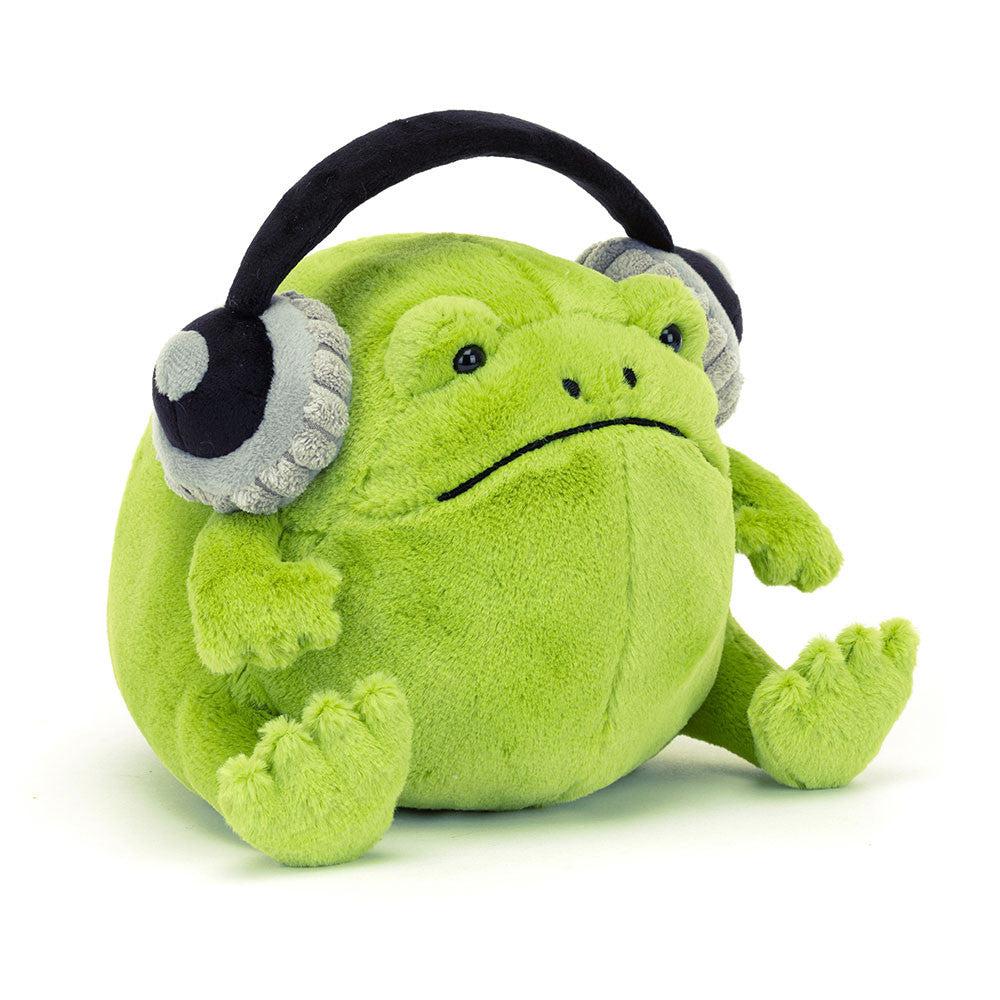 Ricky Rain Frog Headphones - 7 Inch-Stuffed & Plush-Jellycat-Yellow Springs Toy Company