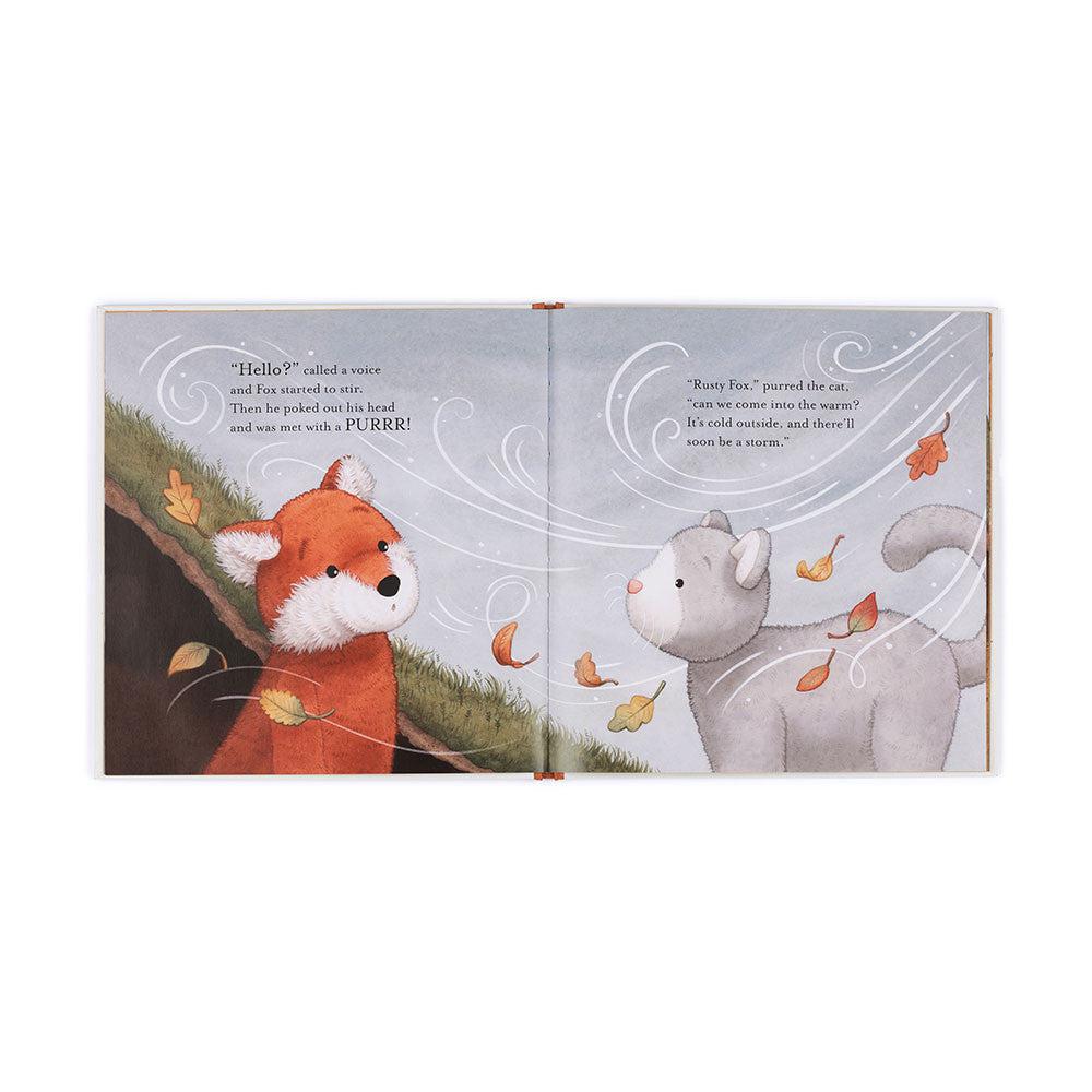 Warm In The Storm Hardcover Book-Infant & Toddler-Jellycat-Yellow Springs Toy Company