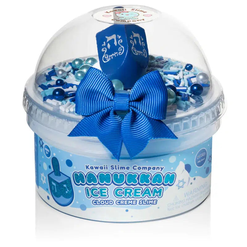 Hanukkah Ice Cream Cloud Creme Slime-Novelty-Yellow Springs Toy Company