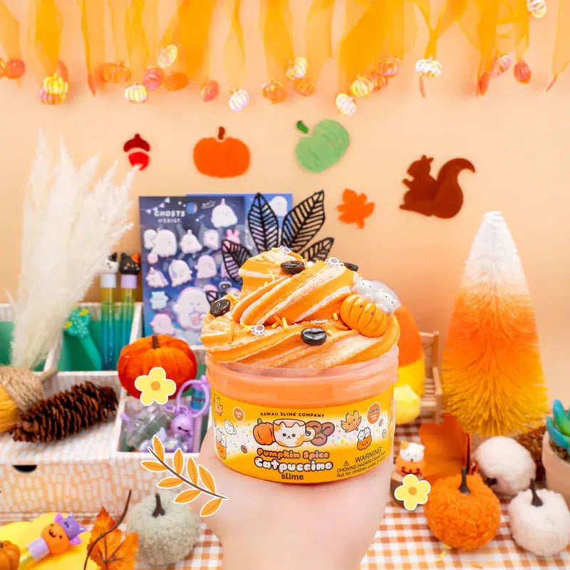 Pumpkin Spice Cappuccino Butter Slime-Novelty-Kawaii Slime Company-Yellow Springs Toy Company