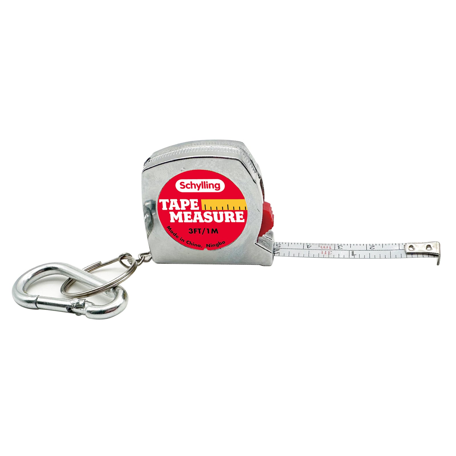 Side image of a tiny tape measure