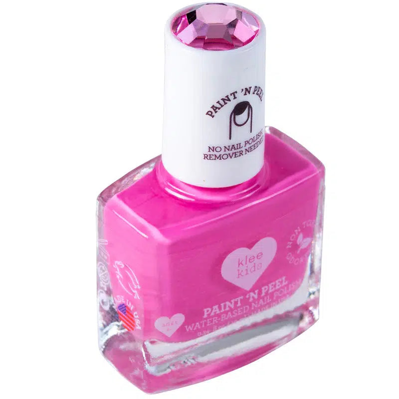 Front view of Austin-Klee Kids Water-Based Peelable Nail Polish.