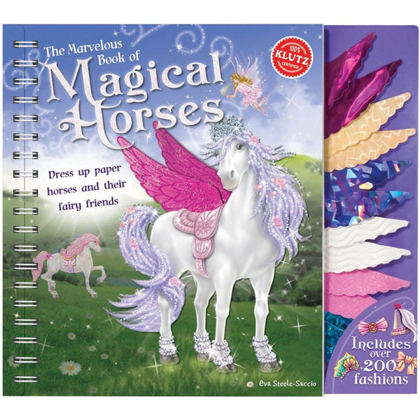 Front view of The Marvelous Book Of Magical Horses.