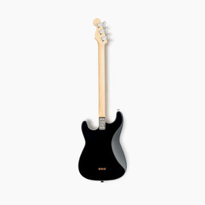 Back view of the Fender X Loog guitar against a white background.