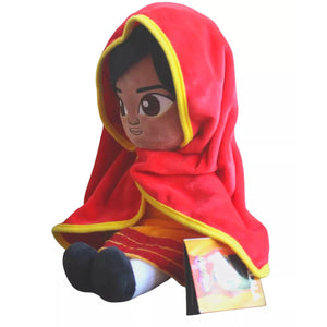 Front side view of the Malala Yousafzai-Doll-12 Inch.
