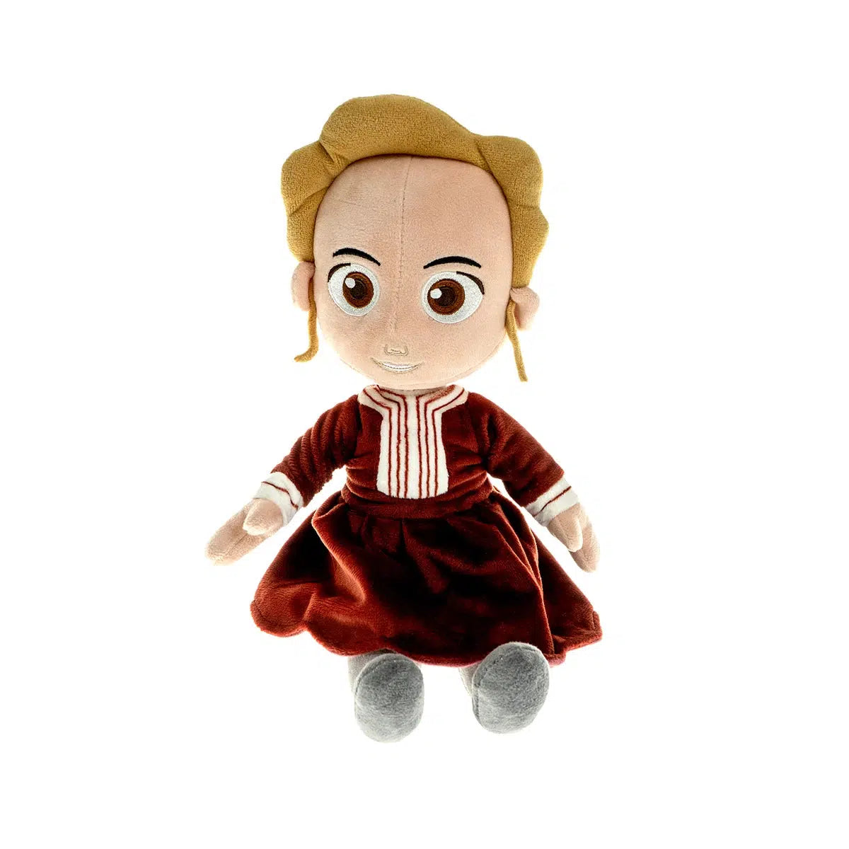 Front view of the Marie Curie-Doll-12 Inch.