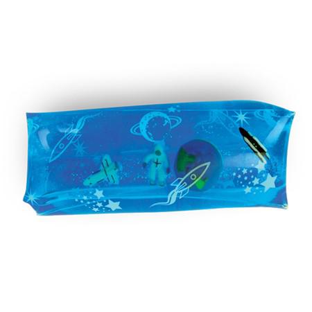 Front view of the space water wiggle against a white background.